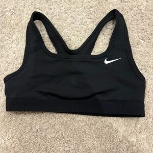 Nike Girls Black Sports Bra